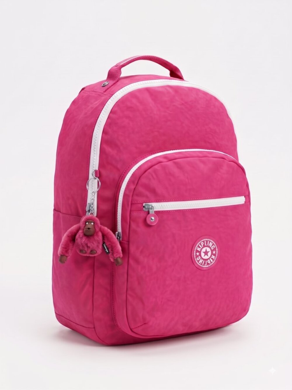 Kipling Seoul Women's Backpack 15" Laptop Travel Bag Azalea Pink 27L NWT $149